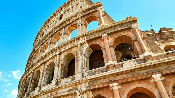 Colosseum in Italy.