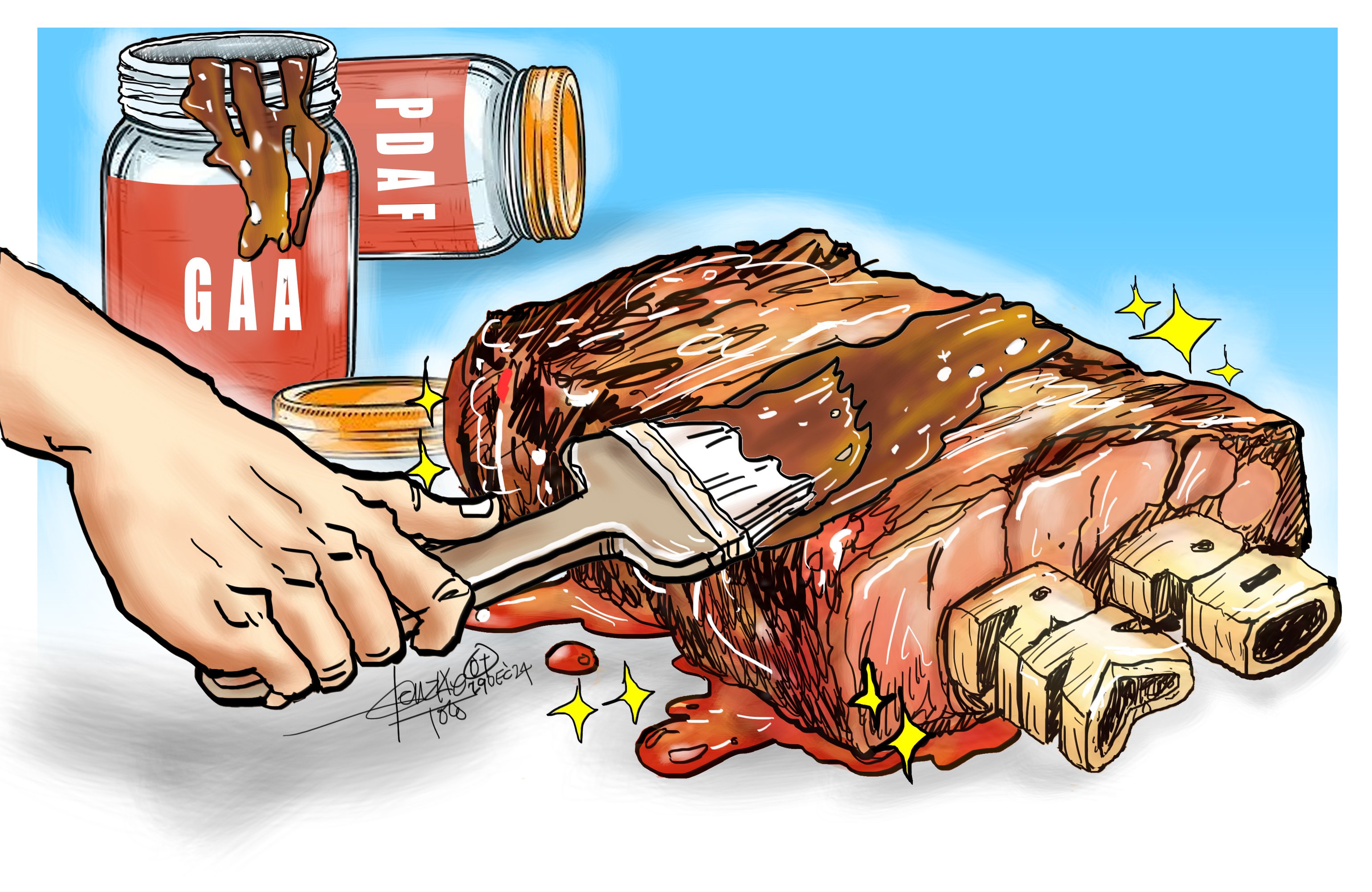 Glazed pork