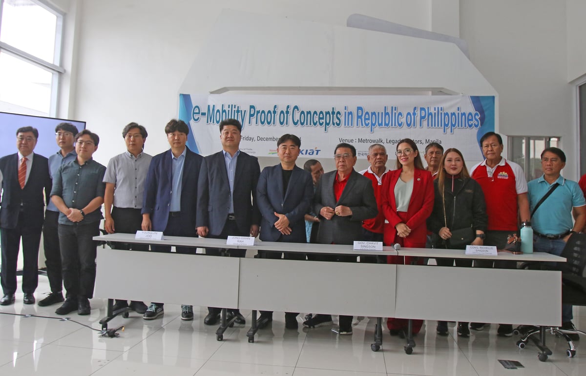LUIS Chavit Singson (LCS) Group, Electric Mobility ON (EMON), and Korea’s Automotive Technology Institute (KATECH) are ensuring that the e-jeepney meets global standards while addressing local needs (center) Luis ‘Chavit’ Singson.
