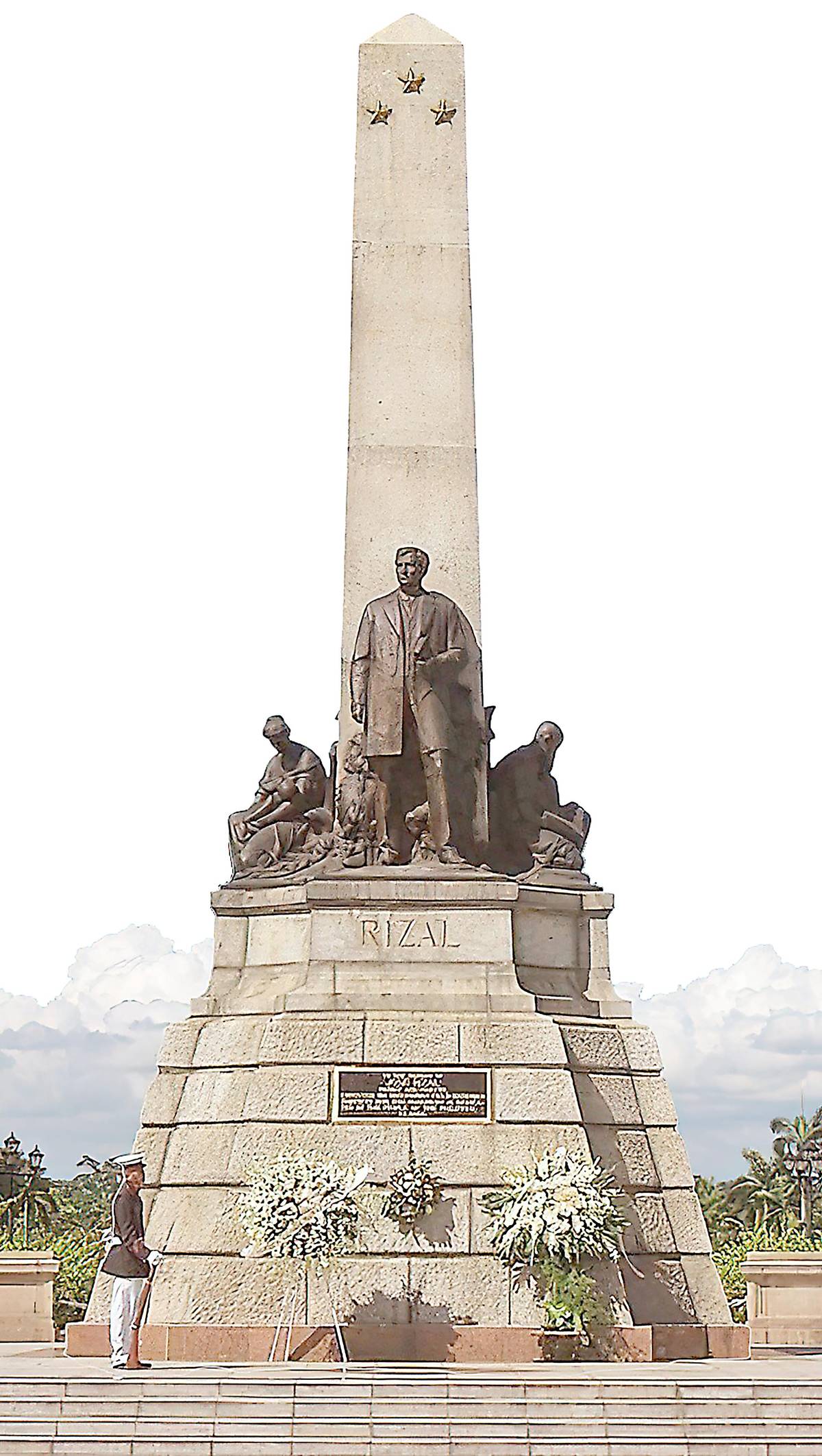 Rizal’s statue stands tall at the Rizal Park in Luneta where he was executed on 30 December 1896.