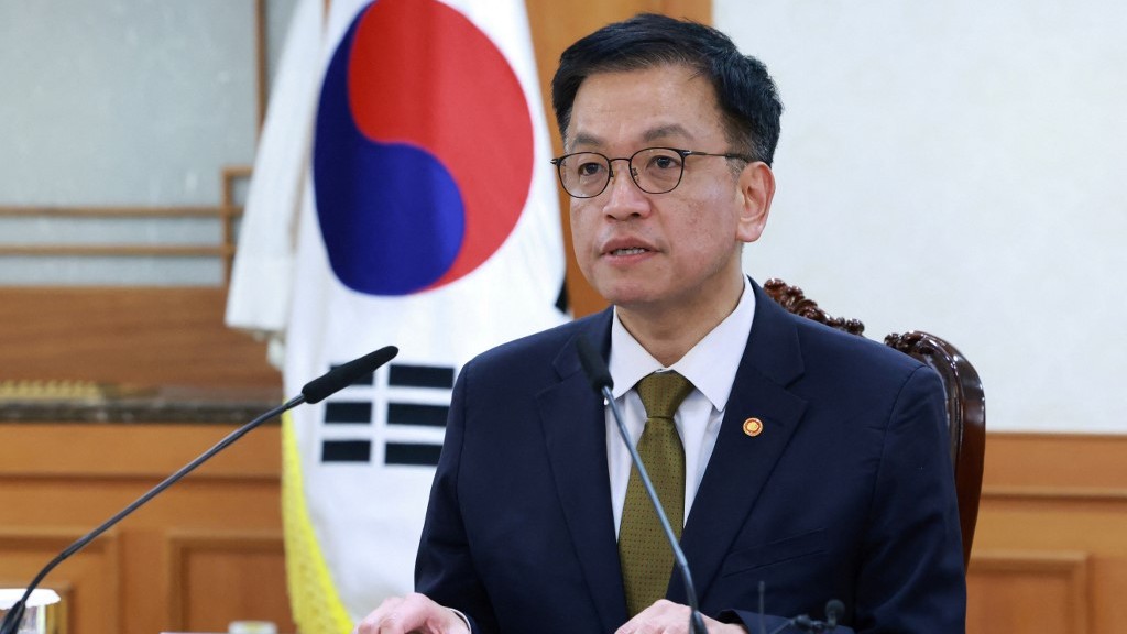 South Korea's Finance Minister and new acting president Choi Sang-mok