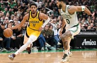 TYRESE Haliburton drops 31 points to power the Indiana Pacers to a 123-114 win over the Boston Celtics in the NBA regular season.