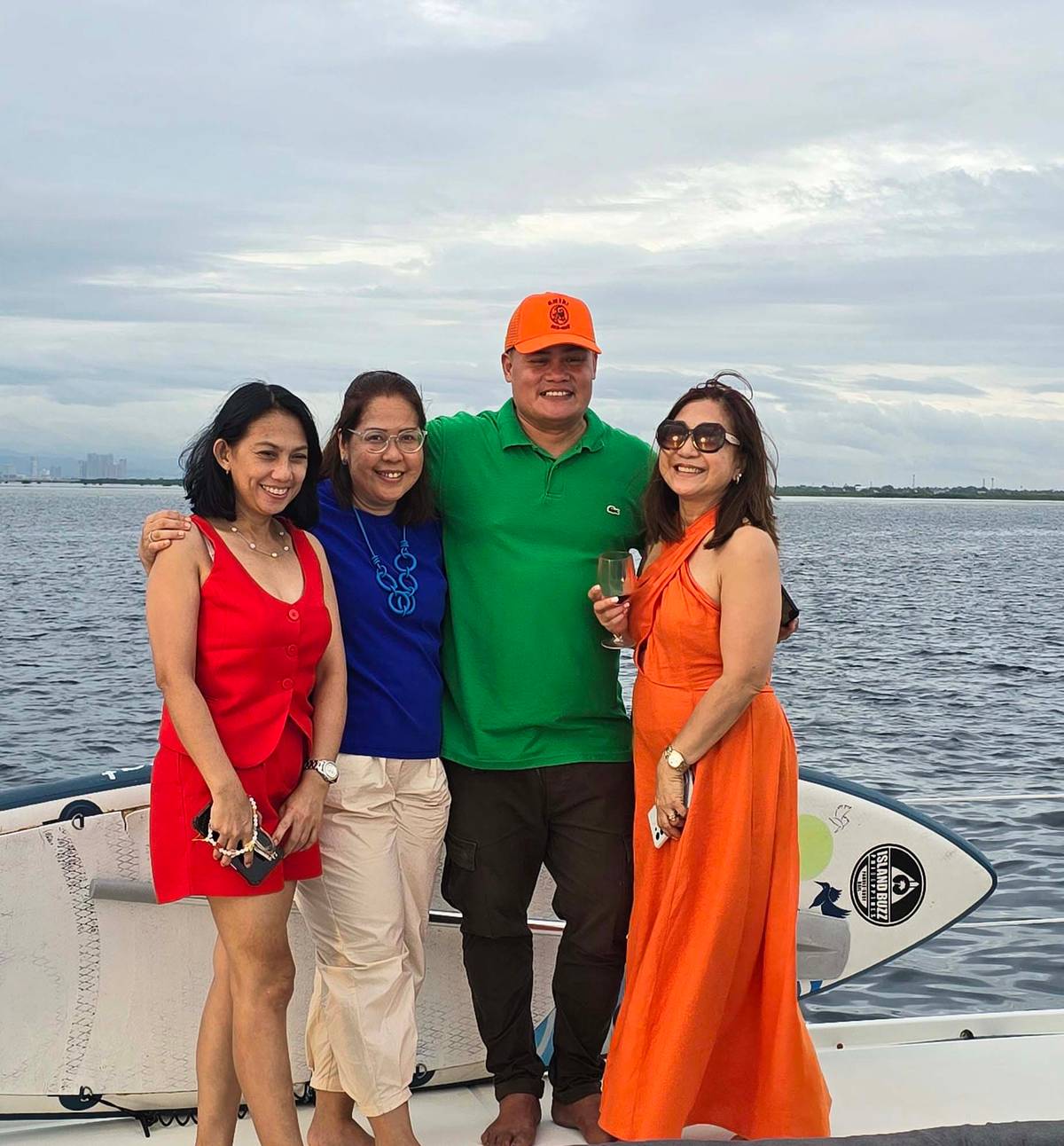 Cynthia Militante, Malou Avila, Marc Cuizon and Ann Momongan.