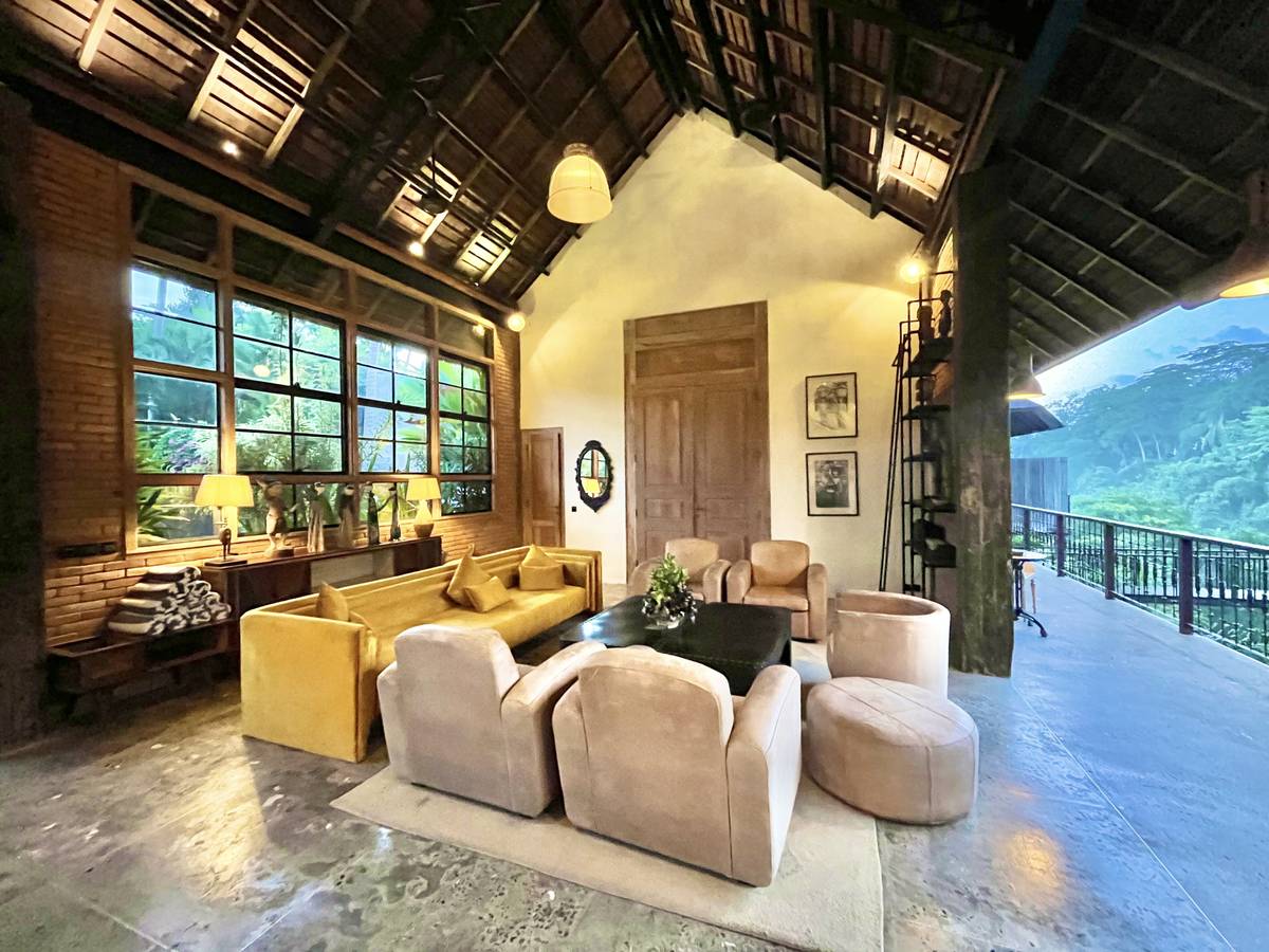 Core. At the center of each main villa there’s a living room where we constantly assemble, do some sessions, have massages, do sharing or just hang out.
