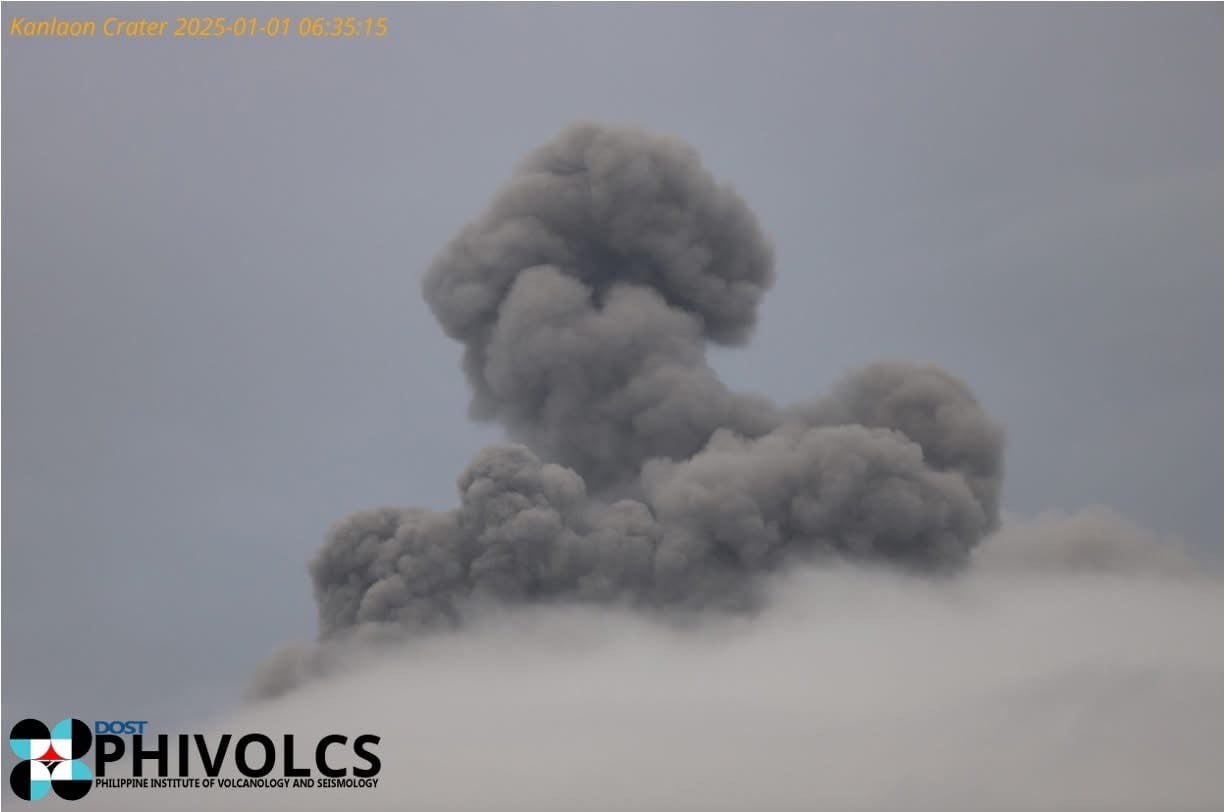 Classes suspended in Negros Occidental over Kanlaon emissions