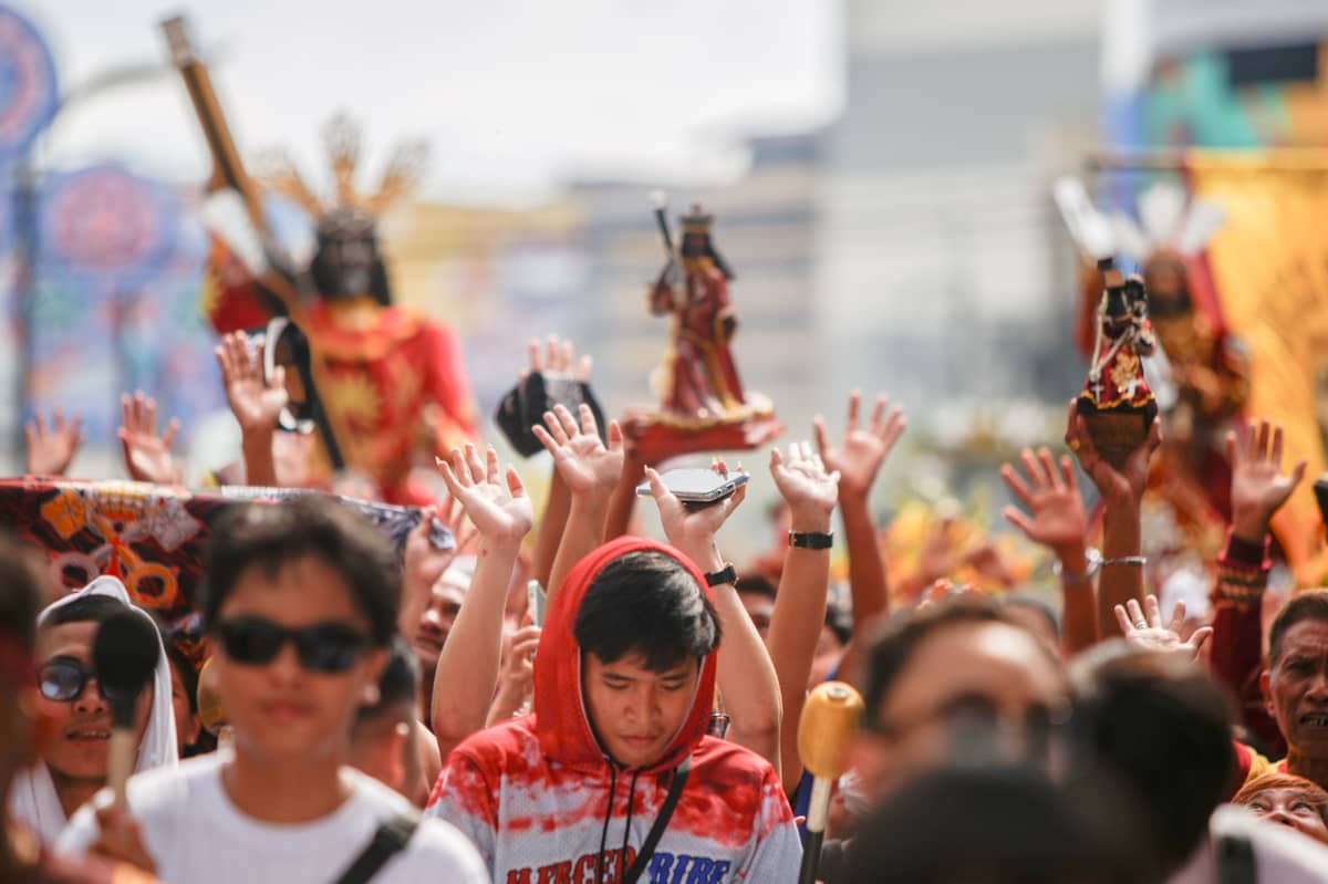 Around 30,000 devotees attended this year’s "pabasbas," which translates to the blessing of Nazarene icons.