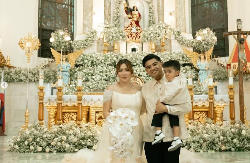 Angeline Quinto and Husband wedding ceremony in Quiapo church