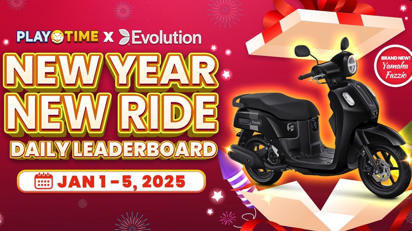 PlayTime kicks off 2025 with ‘New Year, New Ride’ promo and Yamaha scooter giveaways