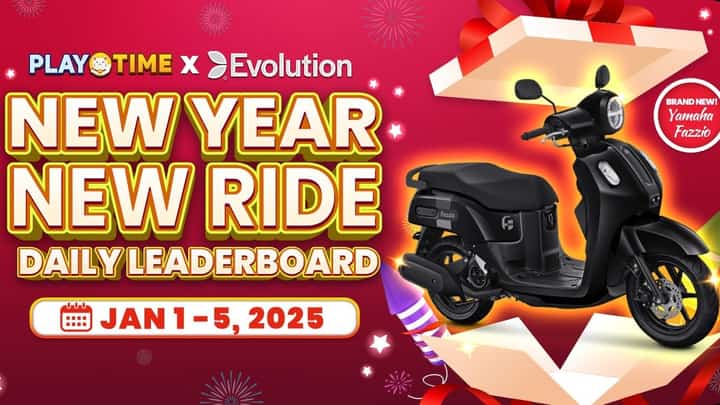 PlayTime kicks off 2025 with ‘New Year, New Ride’ promo and Yamaha scooter giveaways