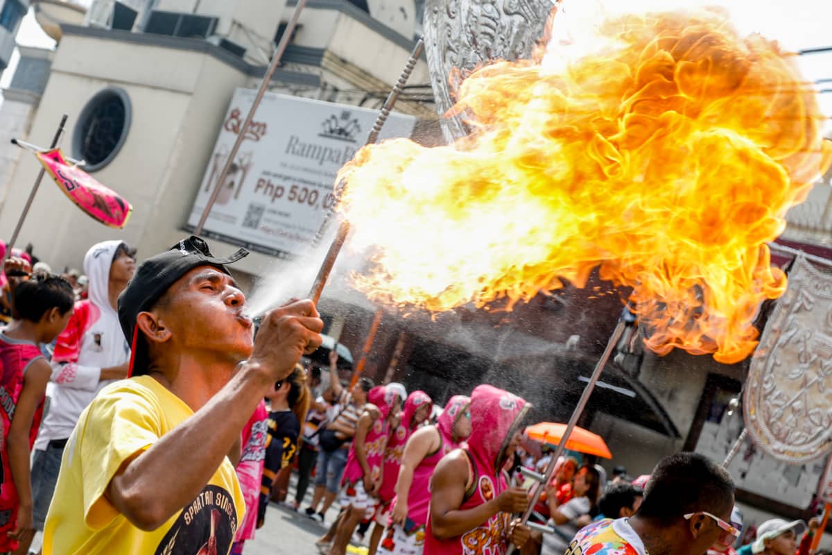 Around 30,000 devotees attended this year’s "pabasbas," which translates to the blessing of Nazarene icons.