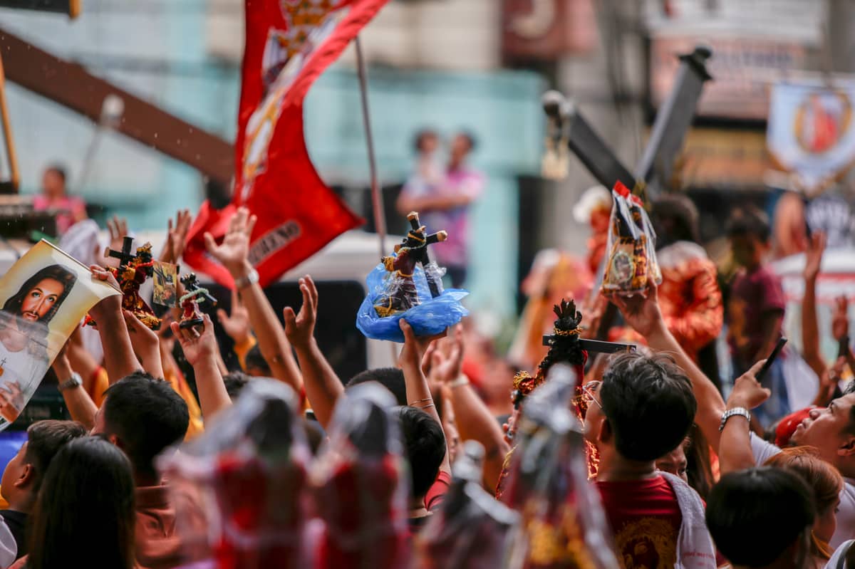 Around 30,000 devotees attended this year’s "pabasbas," which translates to the blessing of Nazarene icons.