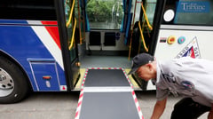 Quezon City rolls out electric buses for free rides amid post-New Year air concerns