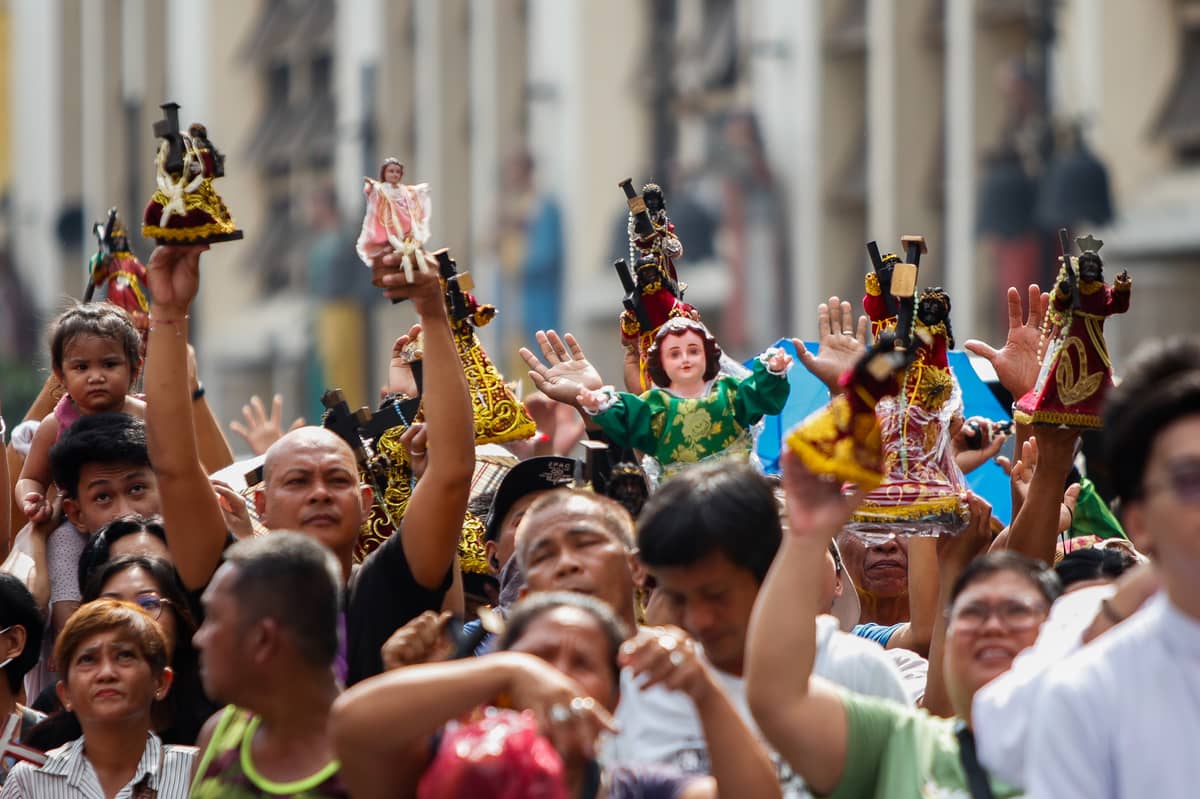 Around 30,000 devotees attended this year’s "pabasbas," which translates to the blessing of Nazarene icons.