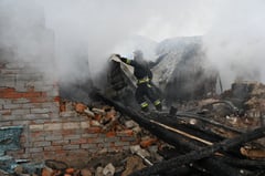 Russian drone attack kills one in Kyiv suburbs