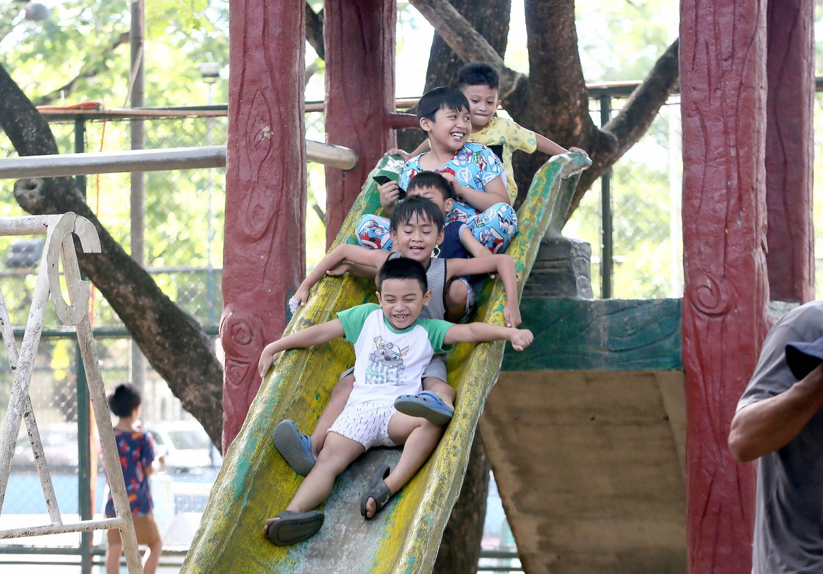 The next generation sliding through their youth with smiles that light up the world.