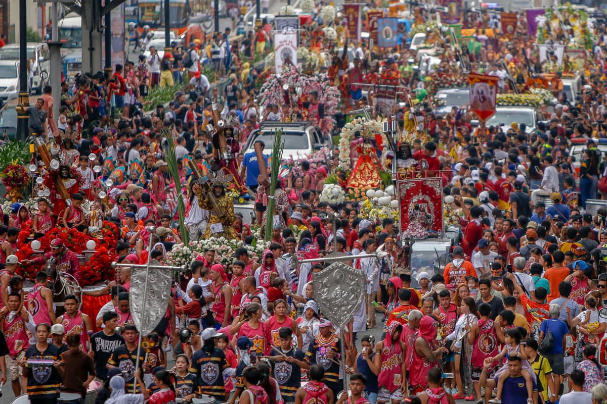 Around 30,000 devotees attended this year’s "pabasbas," which translates to the blessing of Nazarene icons.