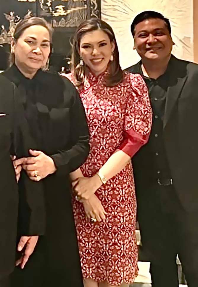 Lorie Juvida, Erica and Francis Reyes.