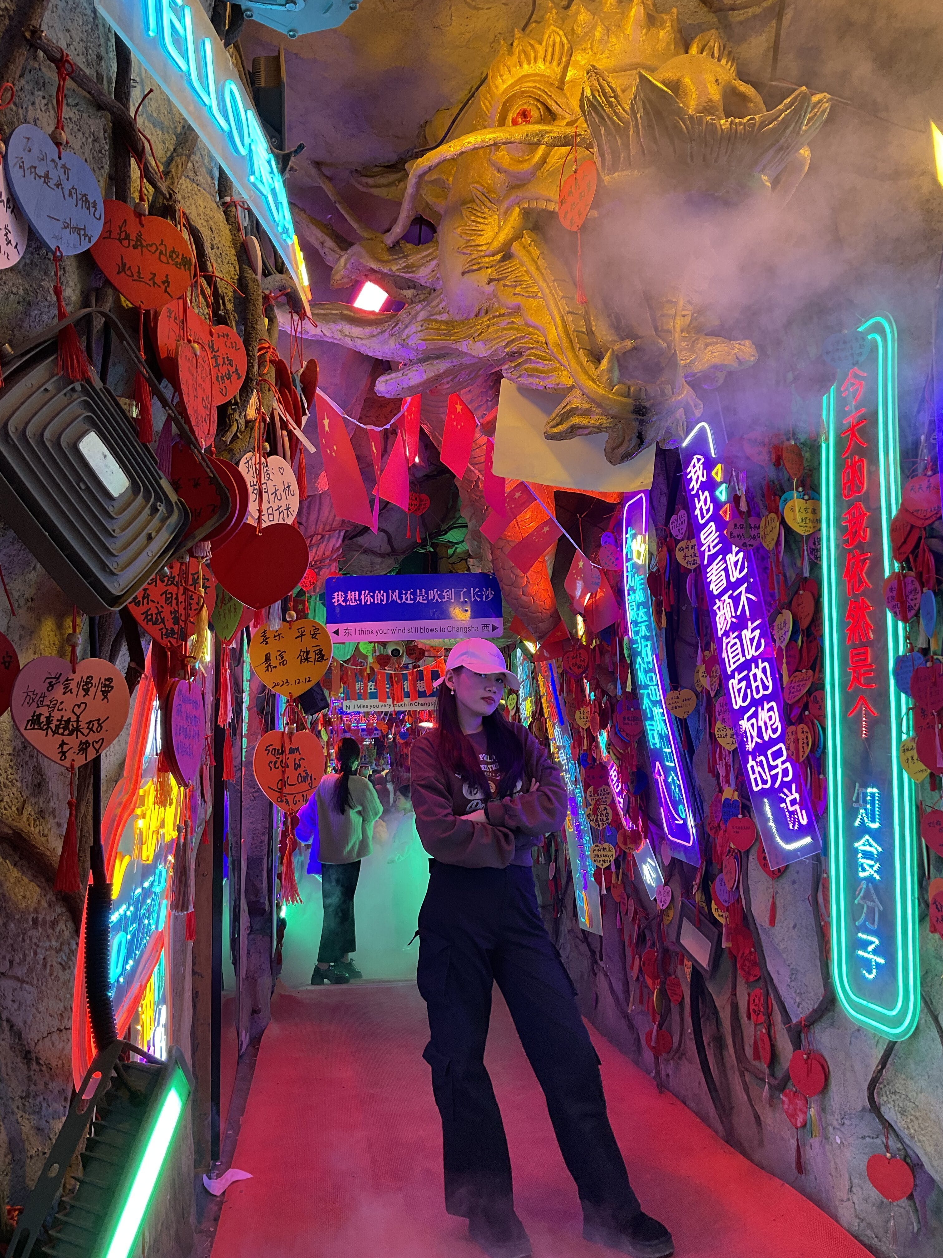 Visitors of this store are greeted by a giant dragon.