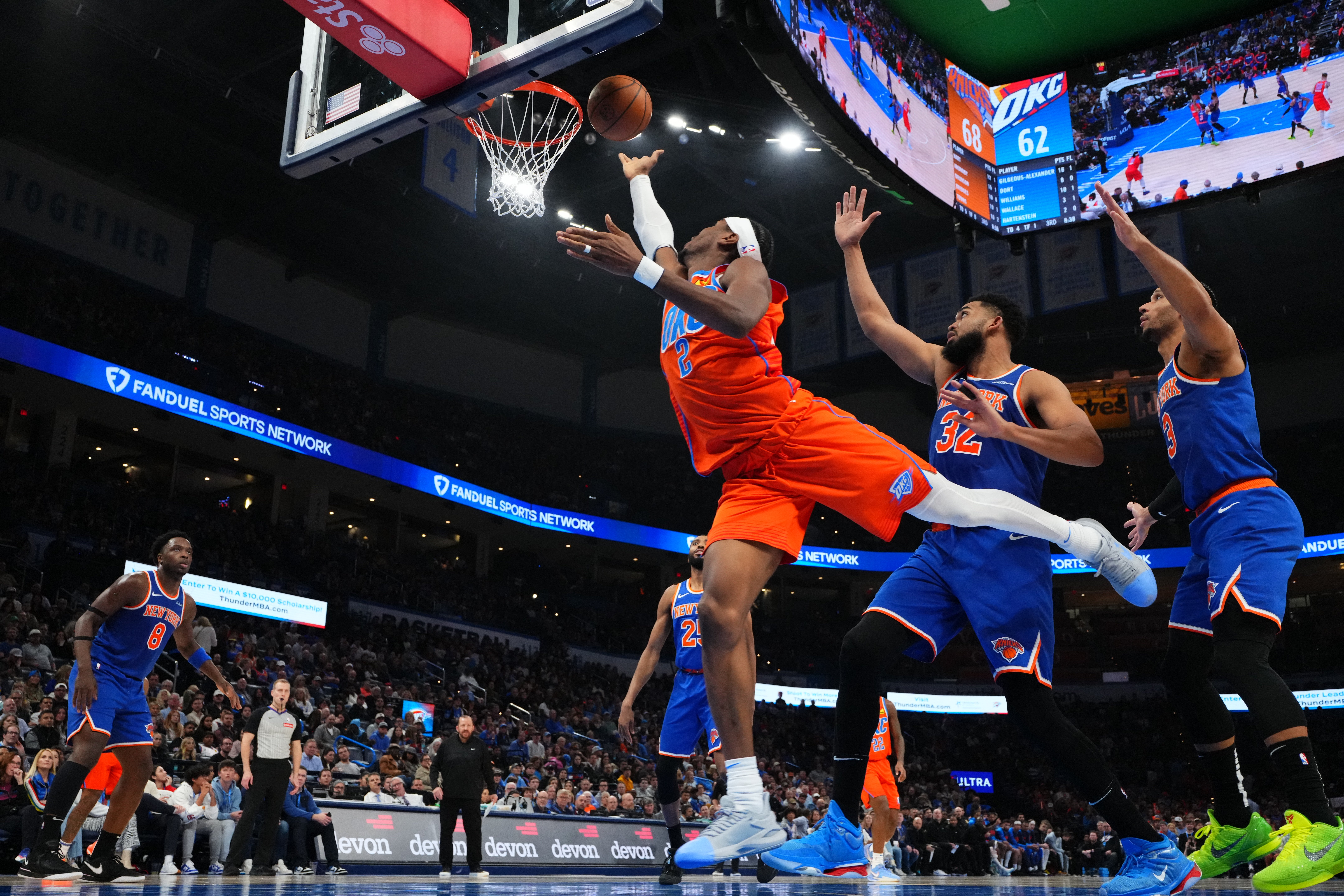 OKC blasts NY, wins 14th straight game