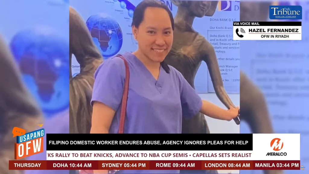 Distressed Riyadh OFW thanks Usapang OFW for trip home