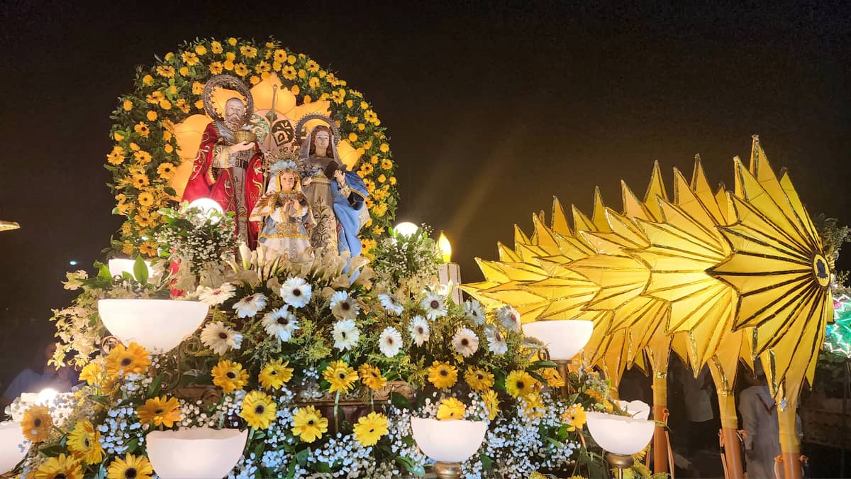 The carroza of the barangay of San Joaquin.