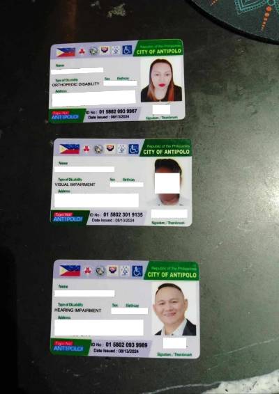 Antipolo mayor warns of fake PWD IDs