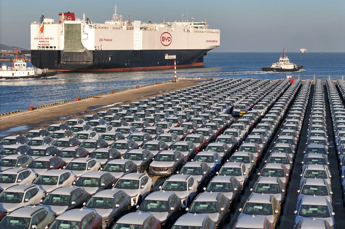 EV giant BYD reports record 2024 sales growth
