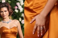 Zendaya's diamond ring sparks engagement rumors