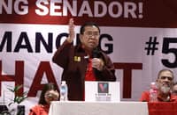 San Fernando, La Union - 3 January 2025. Manong Chavit makes a courtesy call to Mayor Hermenegildo Gualberto. Other local officials such as Vice Governor Mario Ortega and 1st District Rep. Hon Paolo Ortega V also in attendance.