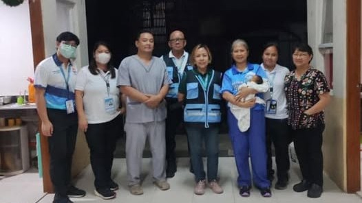 Abandoned baby at DSWD facility
