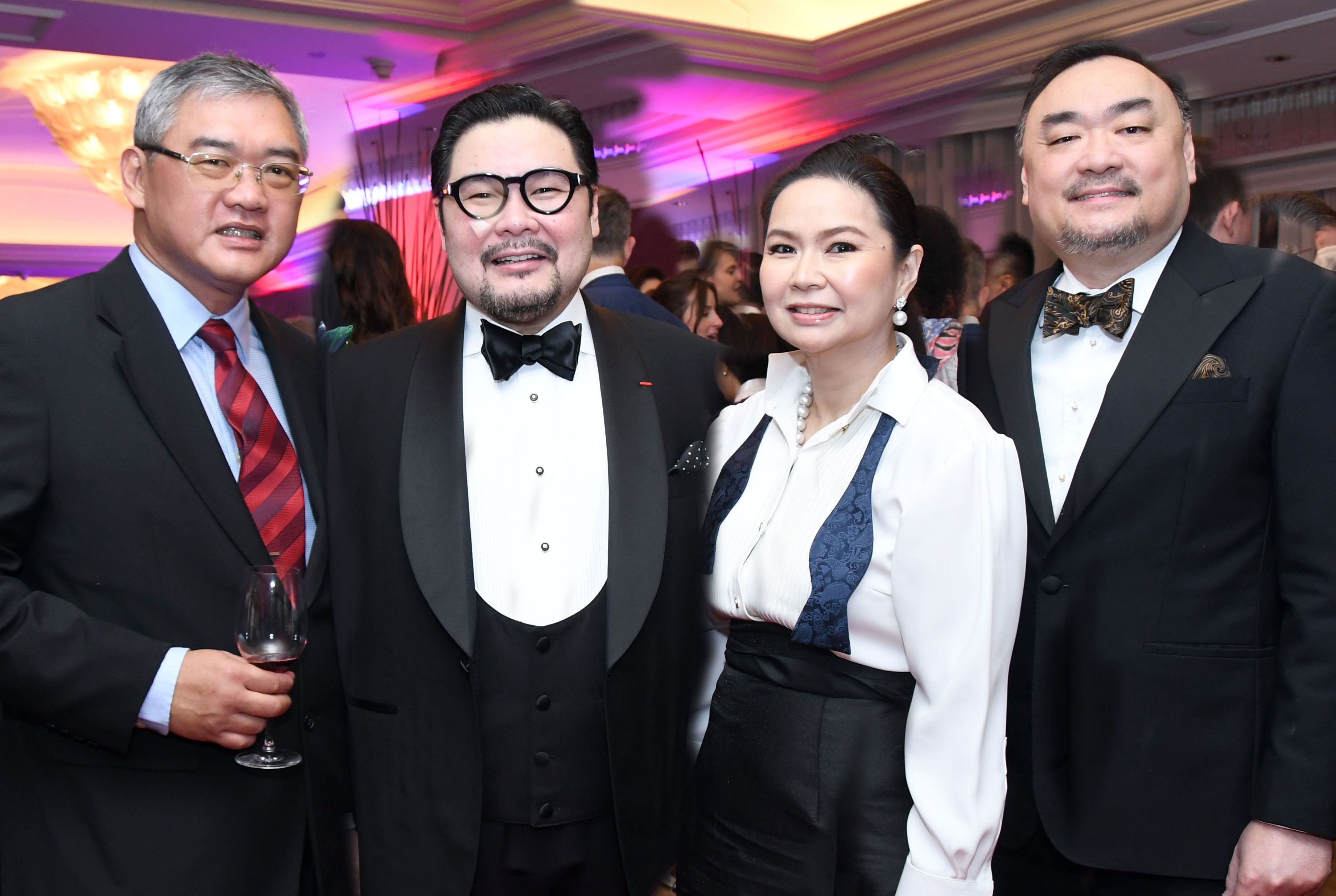 Bernardo Benedicto, AJ Violago, Malou and Ryan Tanjutco.