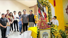 Coco Martin, joins stars in celebrating the feast of Jesus Nazarene in Quiapo 