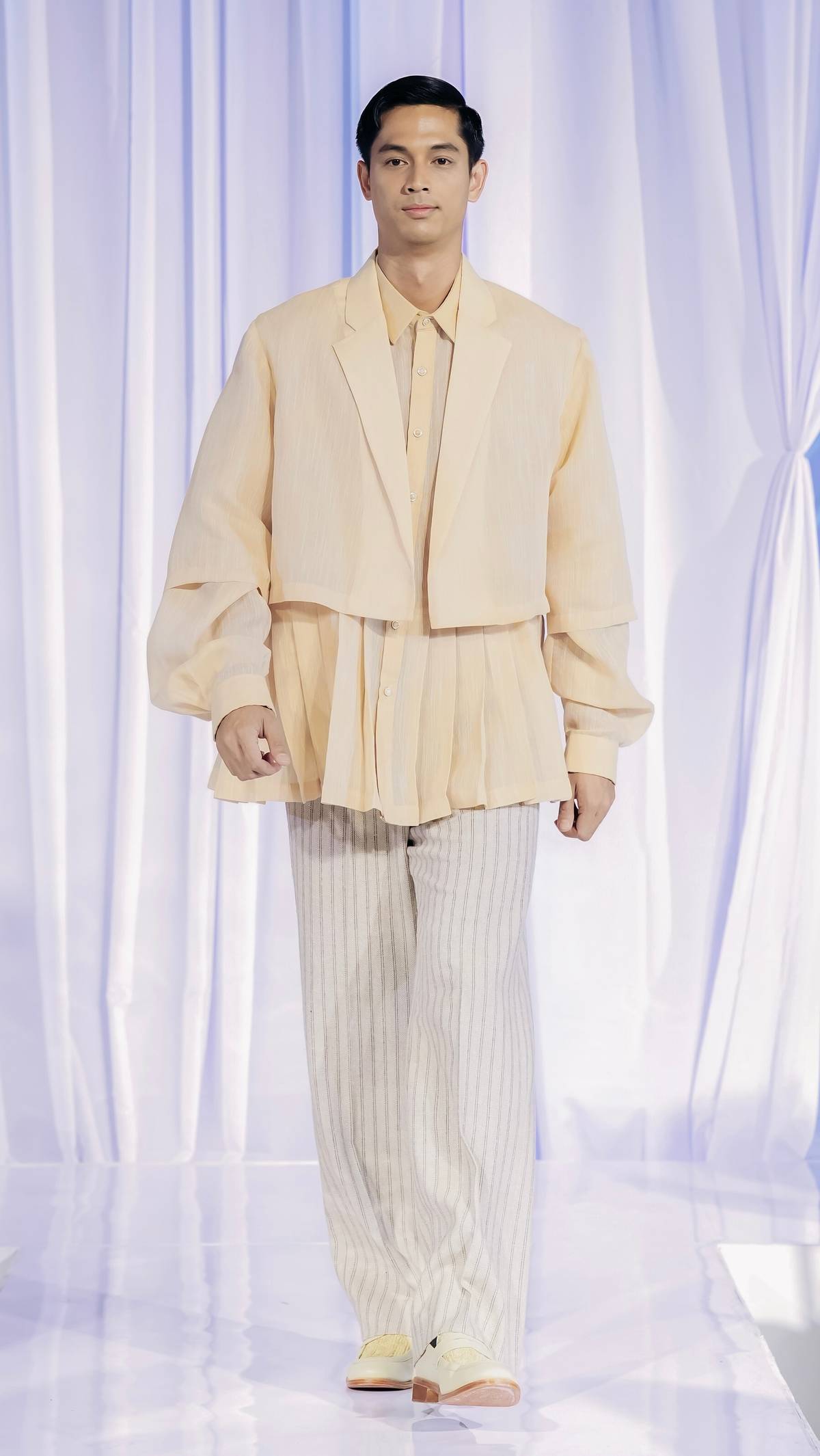 Bold tailoring.
