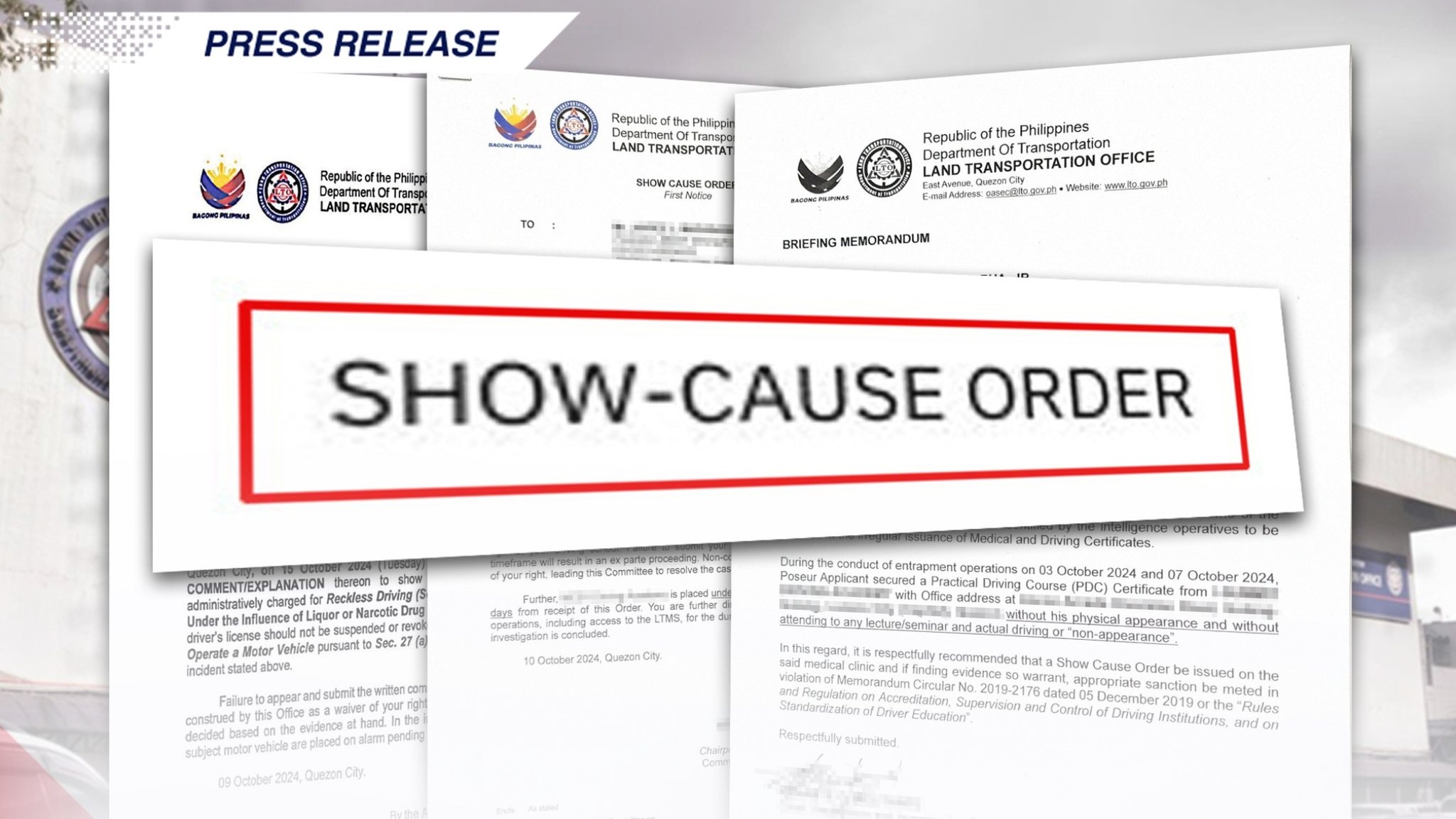 LTO issues over 1K SCOs against vehicle dealers