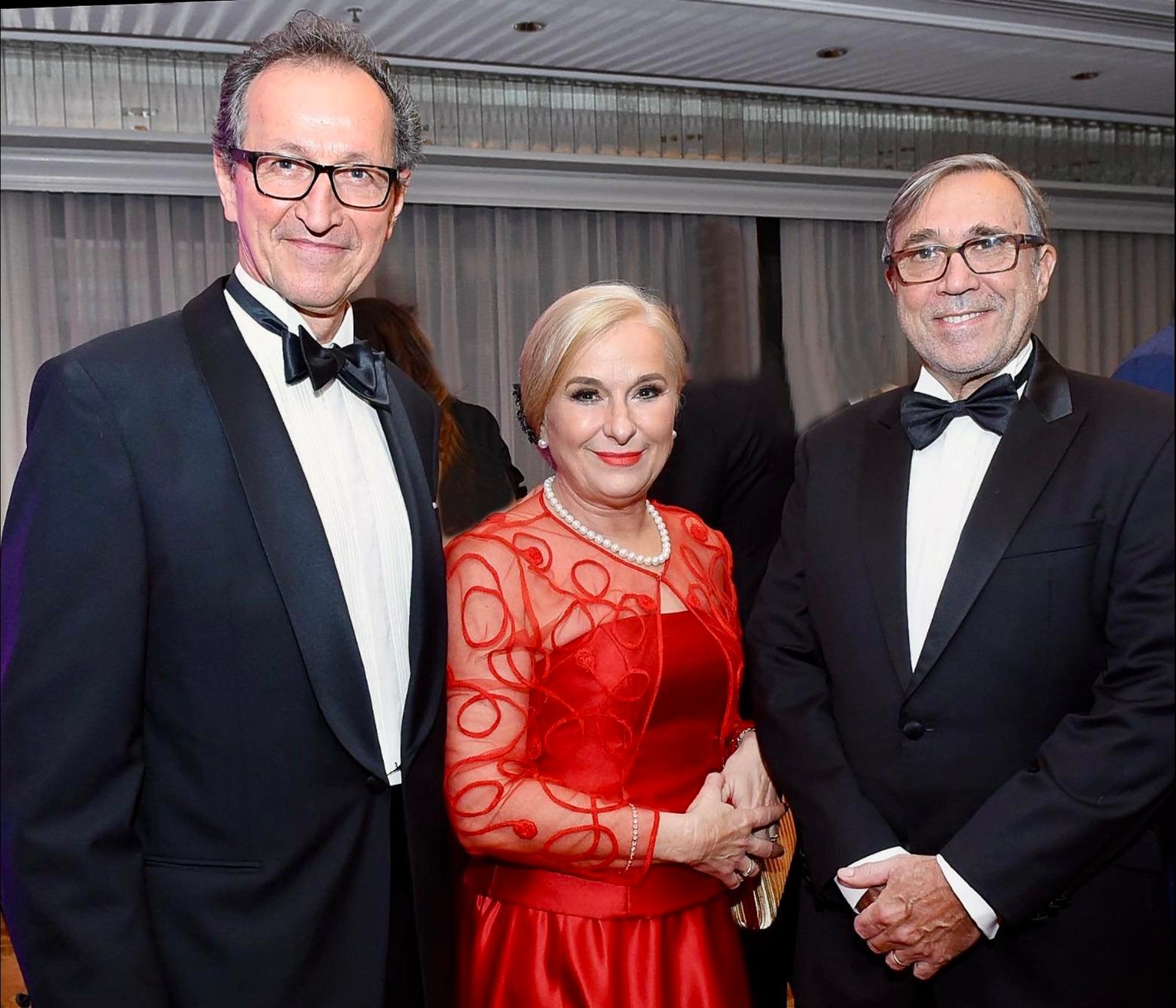AustriaN Ambassador Johann Breiger and his wife Roswitha, Argentinian Ambassador Ricardo Bocalandr.