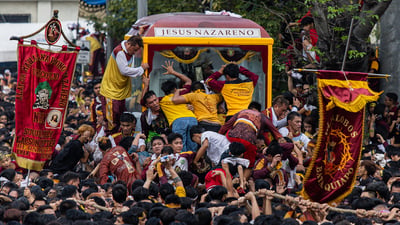 Devotees still join the Black Nazarene feast amid physical challenges