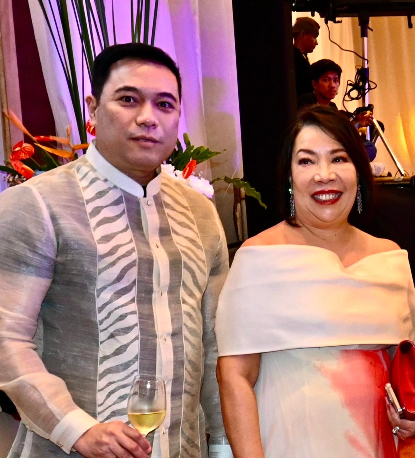 Carlo Regalado and Rosemarie Ong.