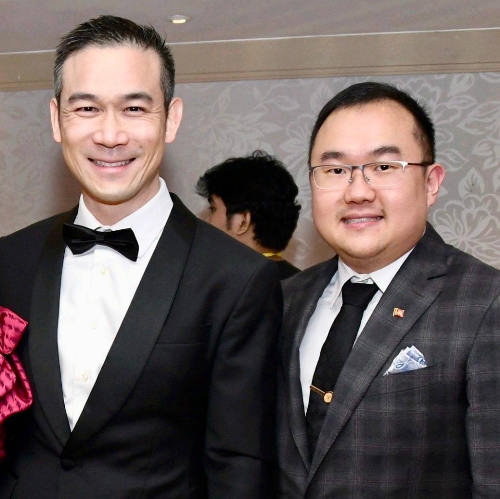 Iceland Vice Consul Iceland Eric Uy and Sri Lankan Consul William Chen.