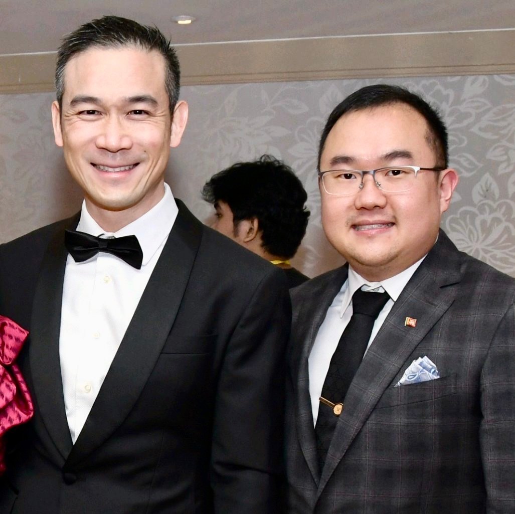 Iceland Vice Consul Iceland Eric Uy and Sri Lankan Consul William Chen.