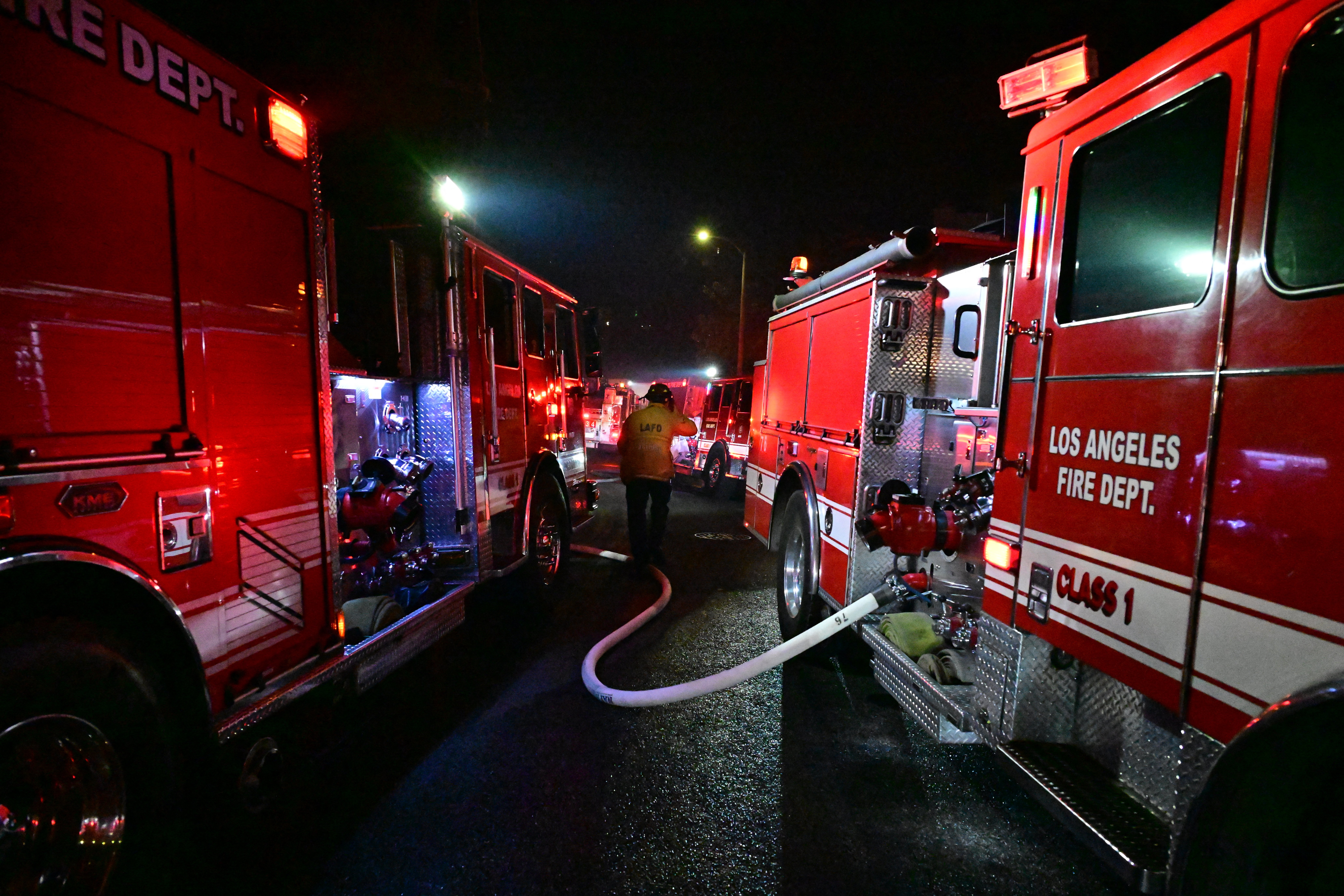 Hollywood ablaze as fires rage around LA