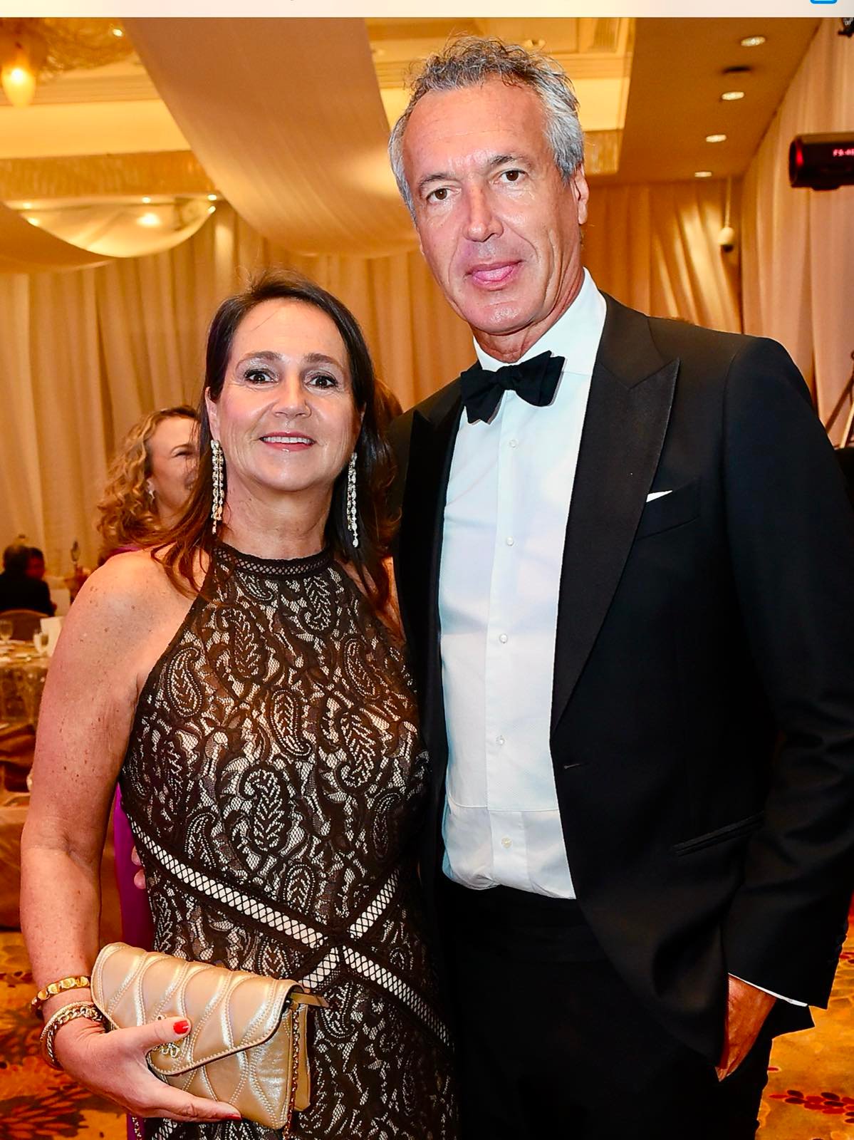 Netherlands Ambassador Marielle Garaedts and Pieter Bosch.