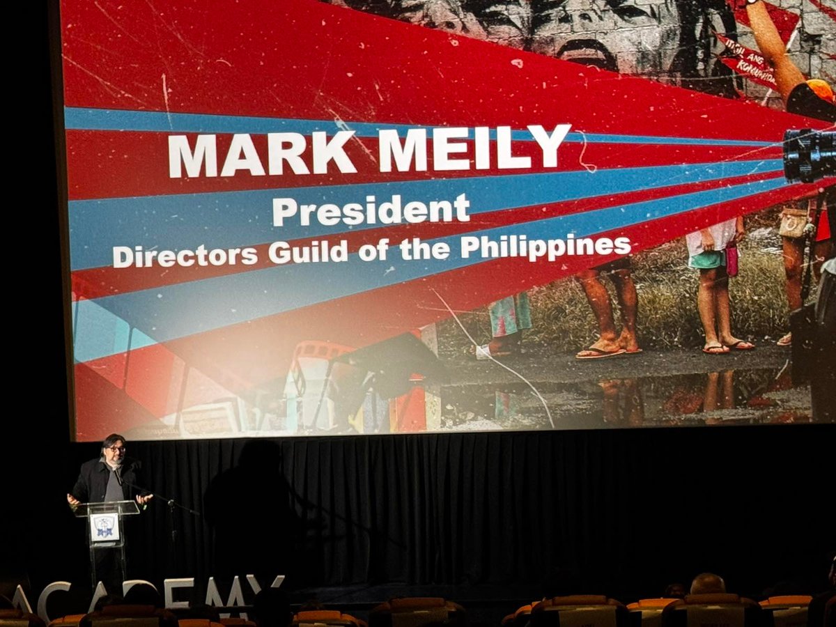 Directors Guild of the Philippines president Mark Meily