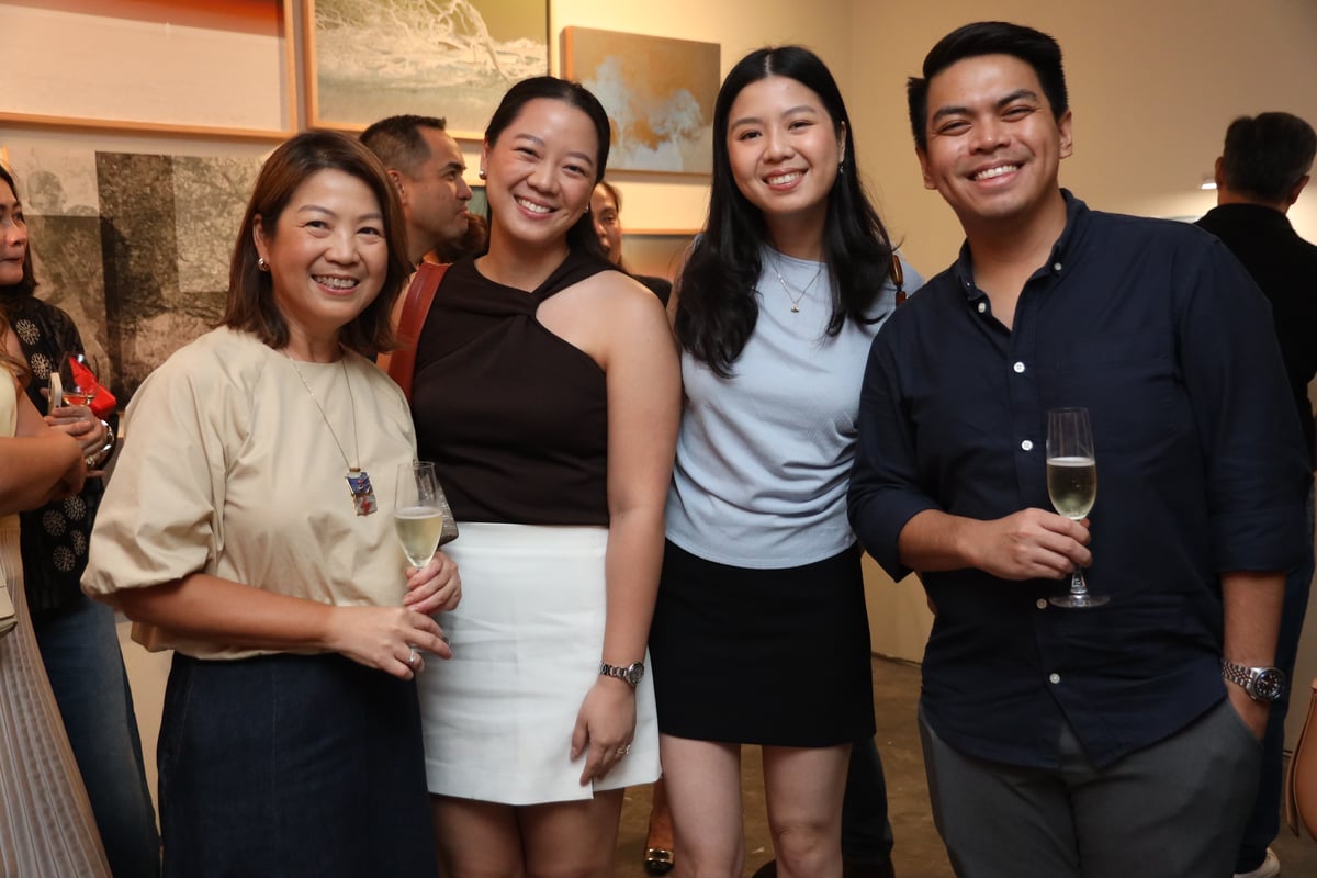 FROM left Bern Wong, Cesca Wong, Corinne Wong and Robi La Chica.