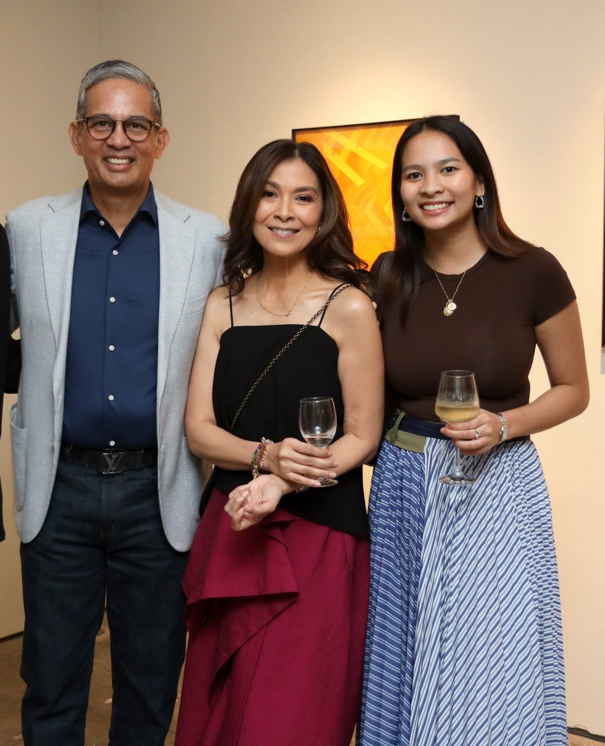 Panlilio Family Al, Angela and Maia Panlilio.
