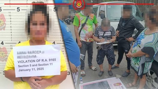 Alleged shabu peddler falls