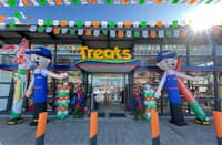 All set for a vibrant welcome, the newly revamped Petron Treats store greets travelers with colorful decor and a lively atmosphere.