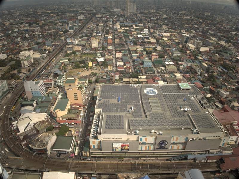 In 2023, SM City Grand Central in Caloocan activates a 1.6MWp solar energy system, enhancing its sustainability efforts.