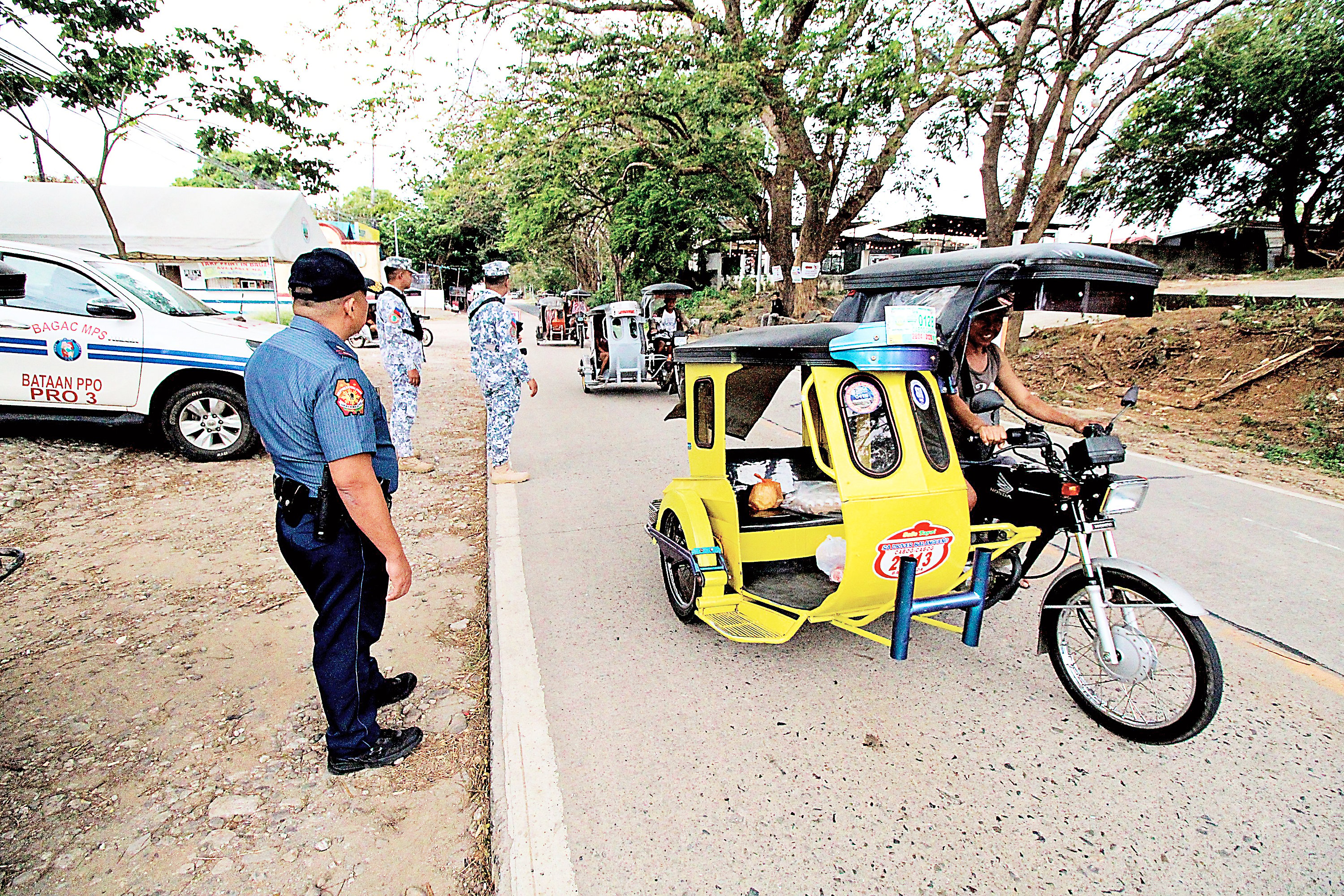 PNP sets up 314 checkpoints in Central Luzon