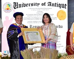 Legarda receives honorary PhD from UA, urges graduates to serve with purpose