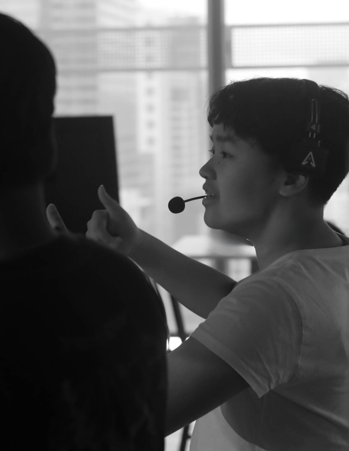 The filmmaker during a Coca-Cola Beverages Philippines project.